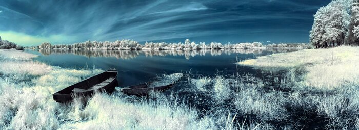 Bild Fluss im Winter