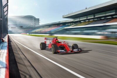 Bild Formel 1 Auto Rennbahn