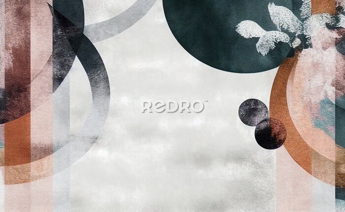 Bild Formen in einer geometrischen Komposition