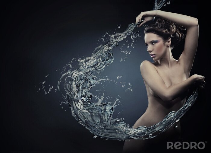 Bild Frau und Wasser