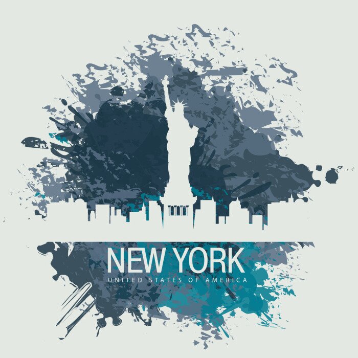 Bild Freiheitsstatue, das Zeichen von New York