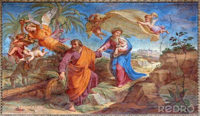 Bild Fresko in der römischen Basilika