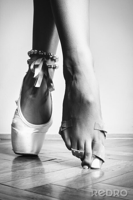 Bild Füße einer professioneller Ballerina