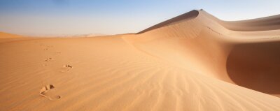 Bild Fußabdrücke in der Wüste