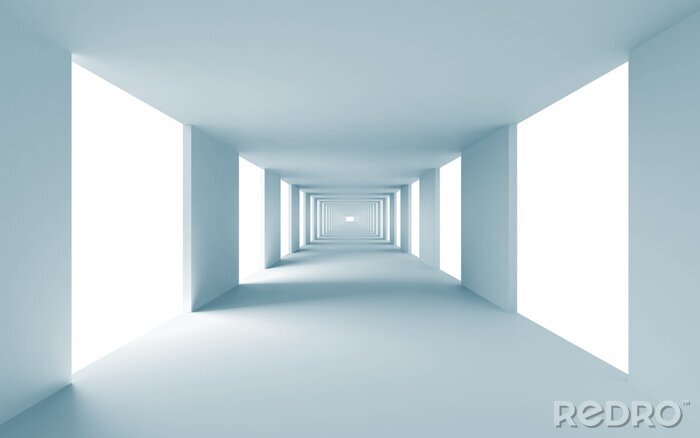 Bild Futuristischer Tunnel 3D