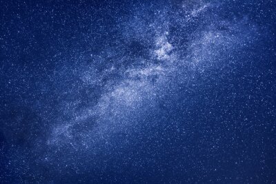 Galaxie Sternenhimmel in Dunkelblau