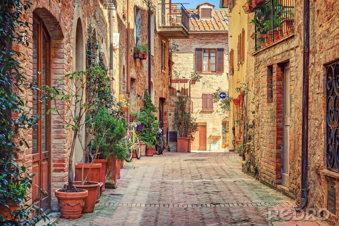 Bild Gasse in der Altstadt von Toskana