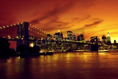 Bild Gelbe Lichter von New York