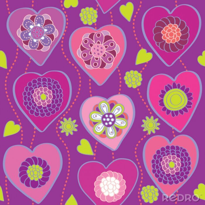 Bild Gemusterte Herzchen