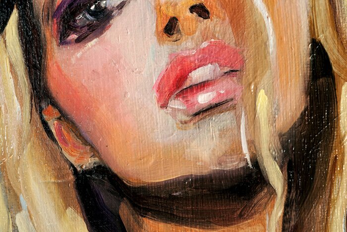 Bild Geöltes Bild einer Frau