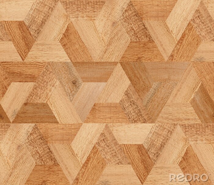 Bild Geometrisches Muster aus Holztafeln