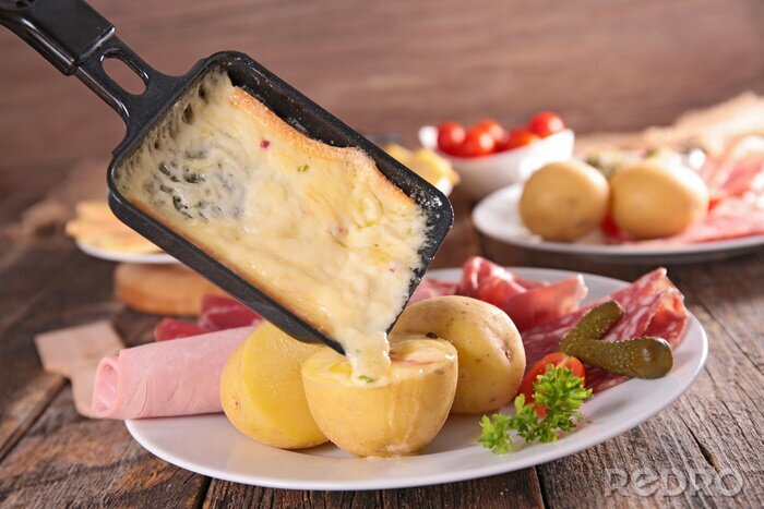 Bild Geschmolzener Käse im Gericht
