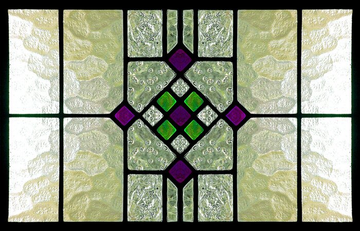 Bild Glasfenster im Tempel