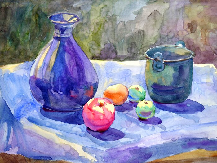 Bild Glasgeschirr auf dem Tisch