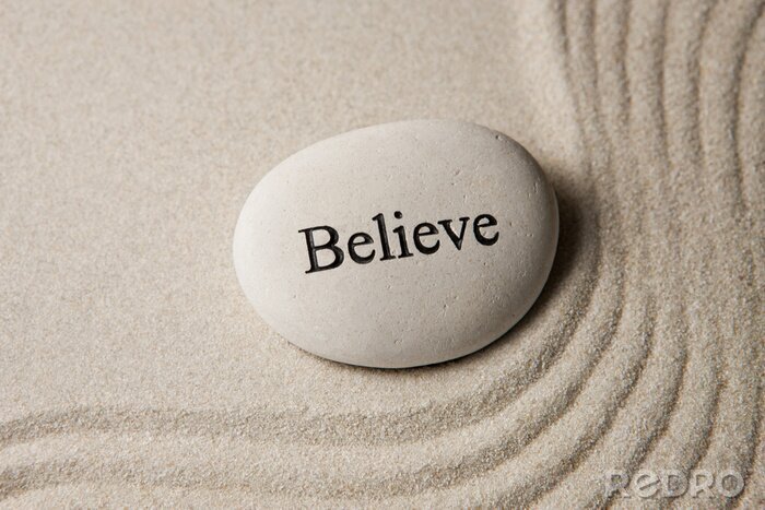 Bild Glauben Stein