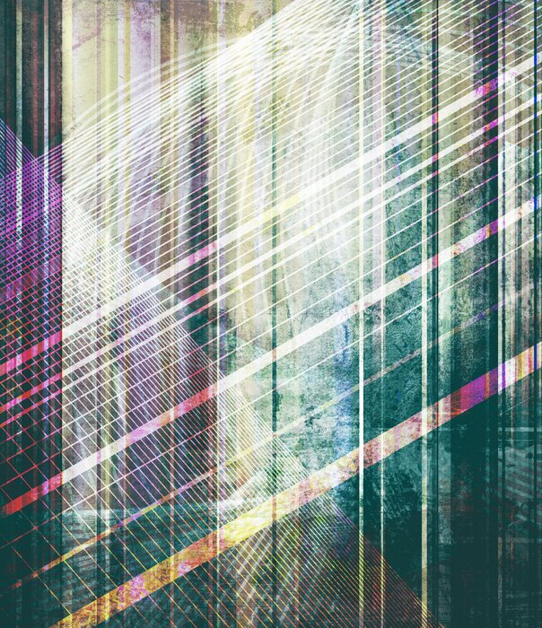 Bild Glitch Art abstrakte Textur