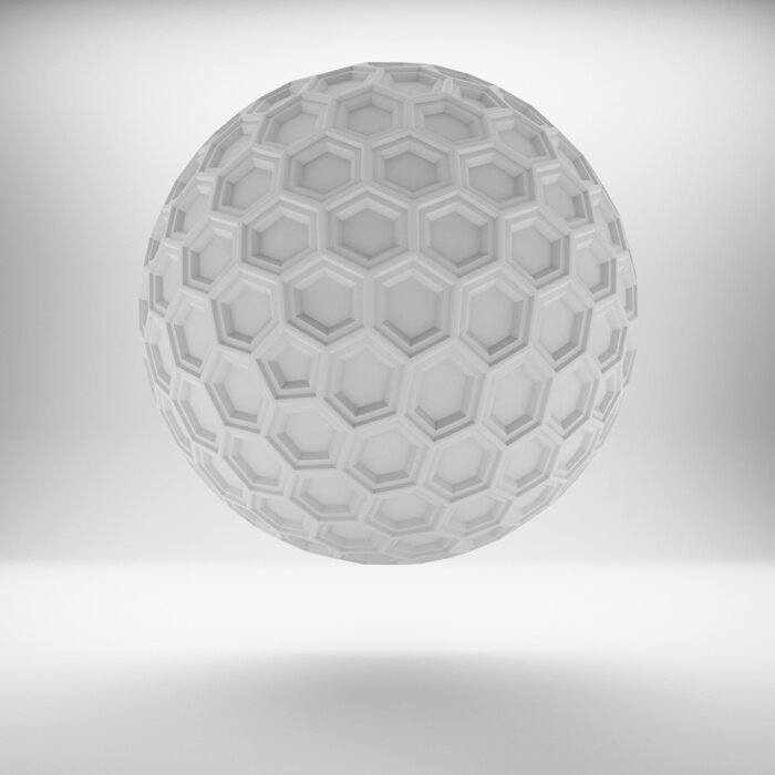 Bild Globus 3D mit Honigwaben