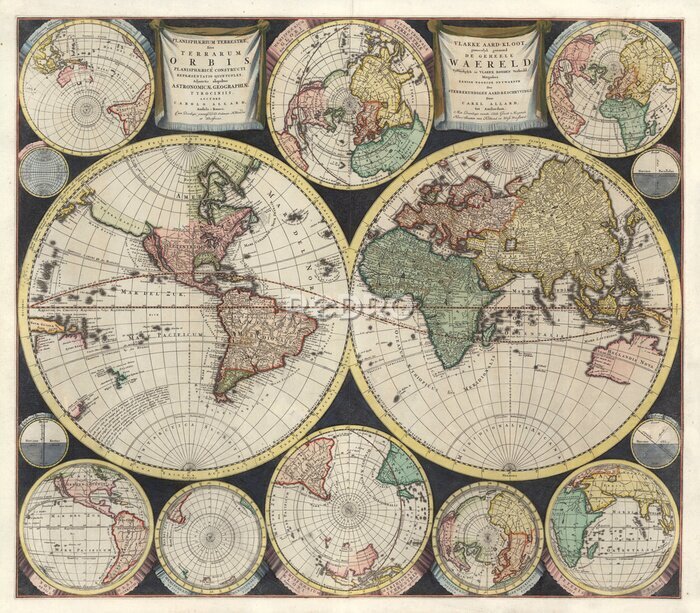 Bild Globus-Kartensatz