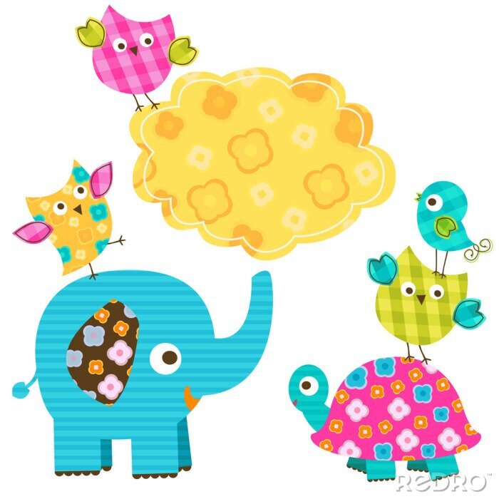 Bild glückliche Tiere