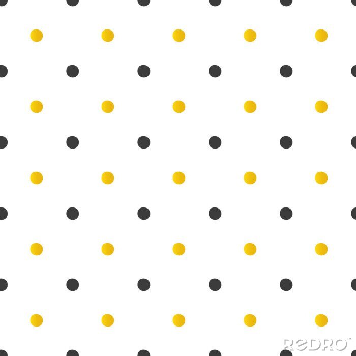 Bild Golden und schwarz Tupfen nahtlose Muster Hintergrund.