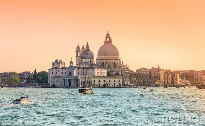 Bild Gondeln und Boote in Venedig