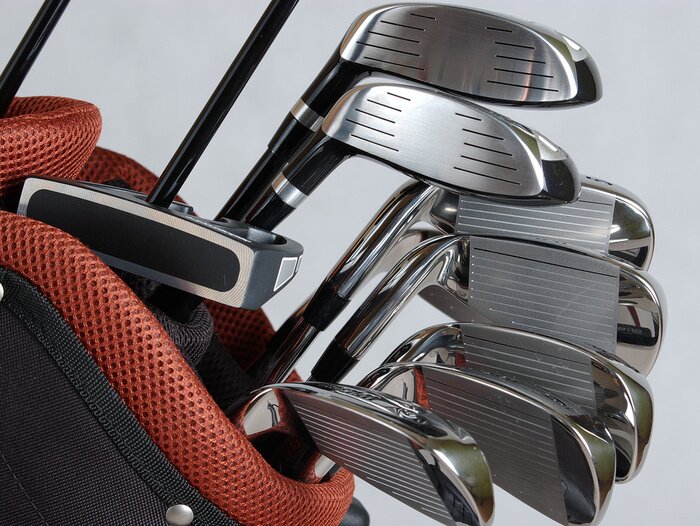 Bild Graue Golfschläger