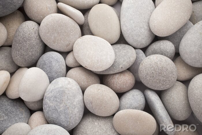 Bild Graue runde Steine