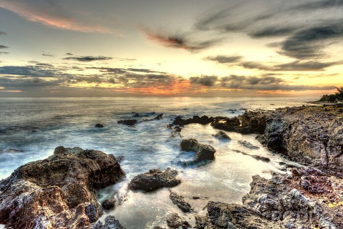 Bild Grauer Blick aufs Meer