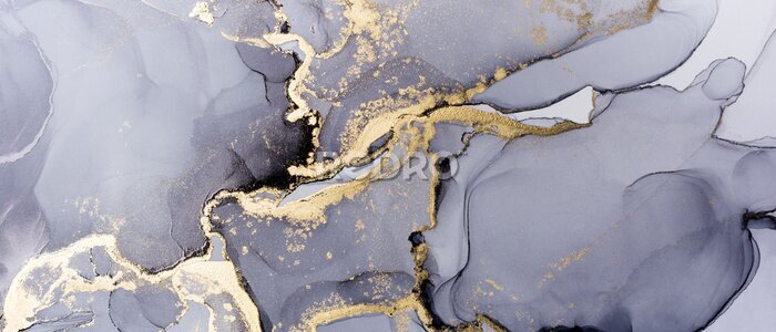 Bild Grauer Marmor mit Gold