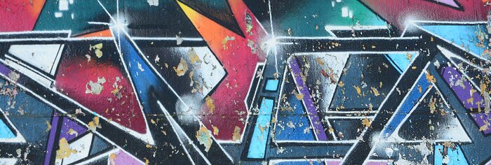 Bild Graues Graffiti an der Mauer