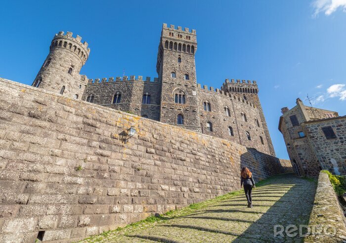 Bild Graues Schloss in Italien
