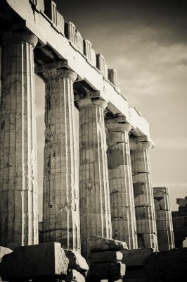Griechische antike Säulen