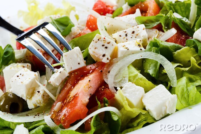Bild Griechischer Salat mit Käse
