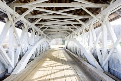 Groveton Covered Bridge aus Holz