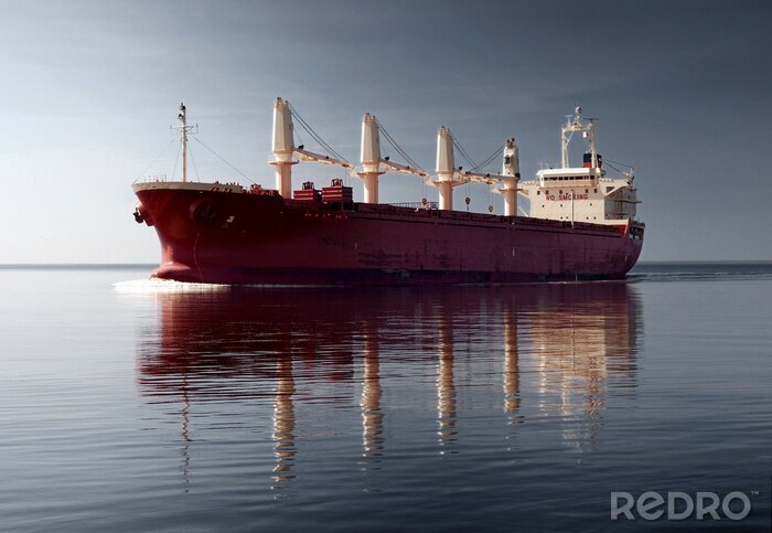 Bild Güterschiff auf See