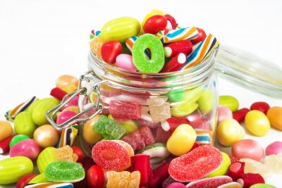 Bild Gummibärchen Süßigkeiten und Bonbons
