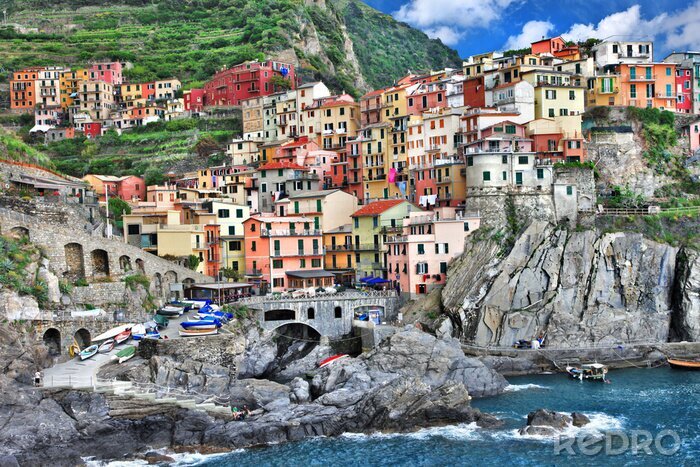 Bild Häuser in Italien am Meer
