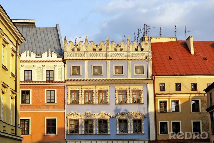 Bild Häuser mit Himmelhintergrund