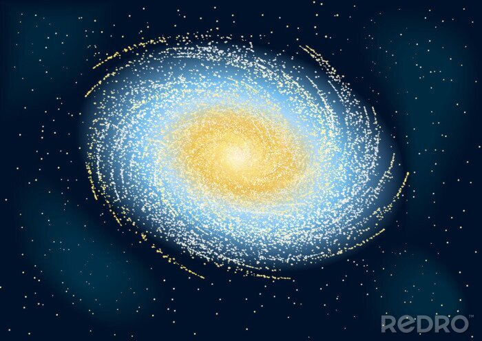 Bild Helle Spiralgalaxie