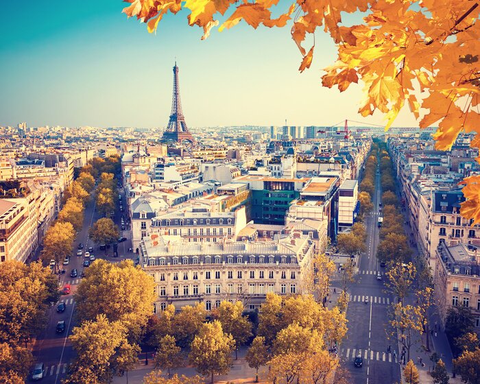 Bild Herbstlandschaft von Paris