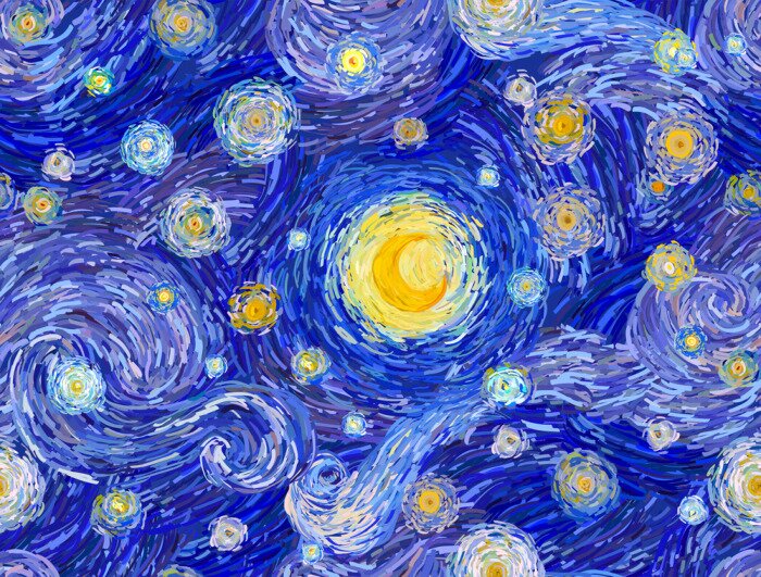 Bild Himmel im Stil von van Gogh