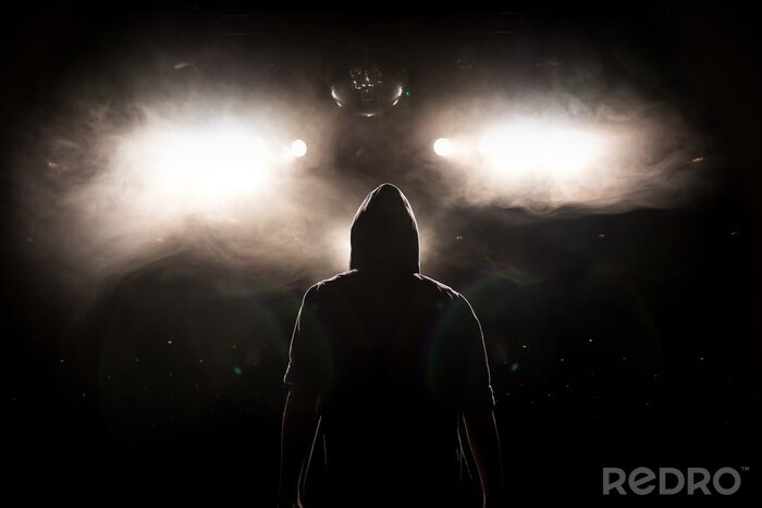 Bild Hip-Hop-Rapper im Licht