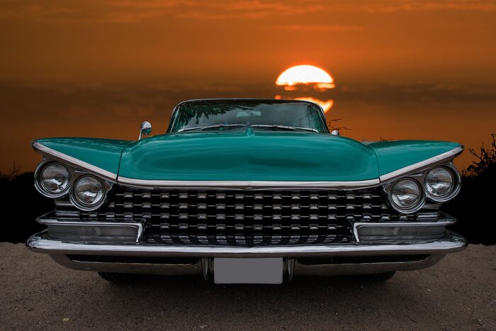 Bild Historisches Auto gegen Himmel