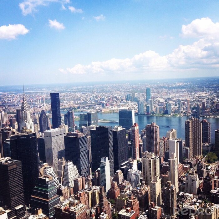 Bild Hohe Wolkenkratzer von New York City