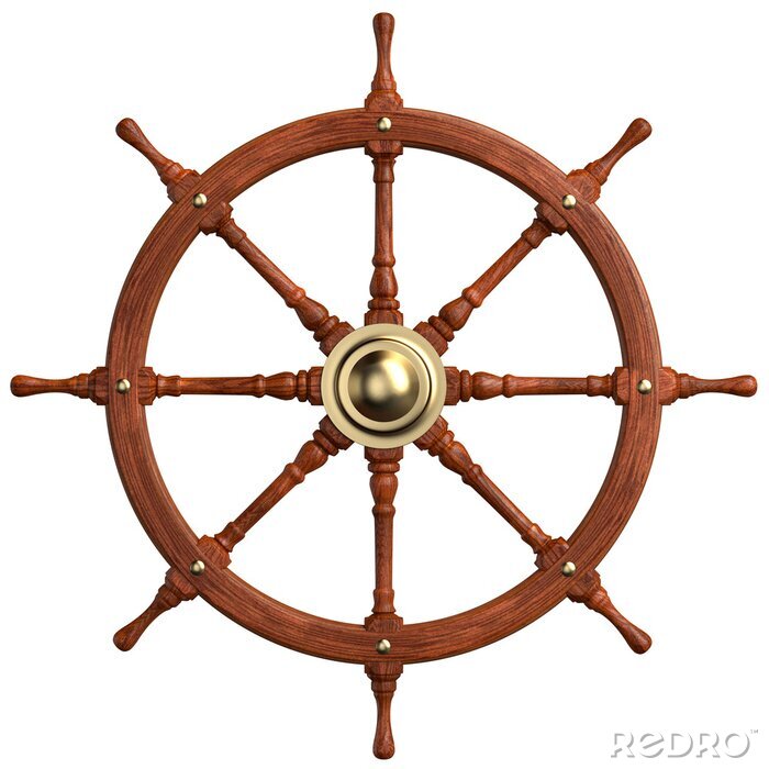 Bild Holzruder des Schiffs