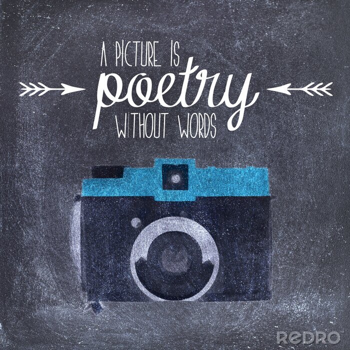 Bild Illustration mit einer Kamera und einem Satz