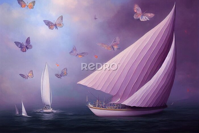 Bild Im Traum auf einem Segelschiff reisen