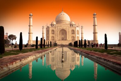 Bild Indische Landschaft Taj Mahal