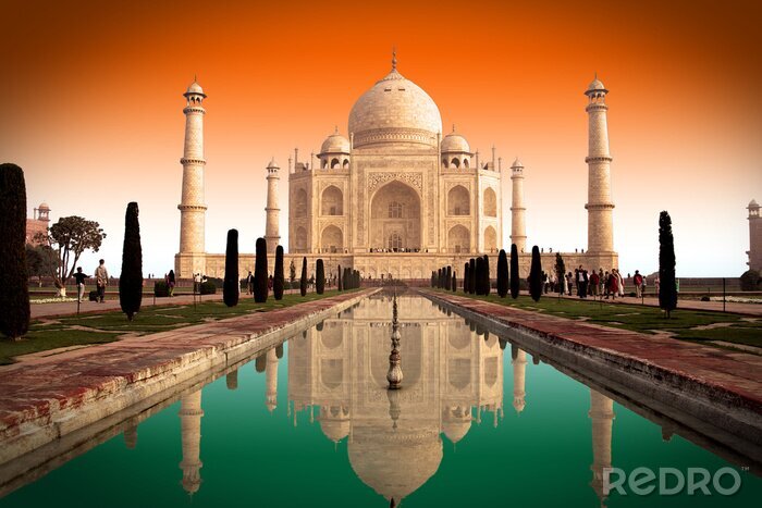 Bild Indische Landschaft Taj Mahal