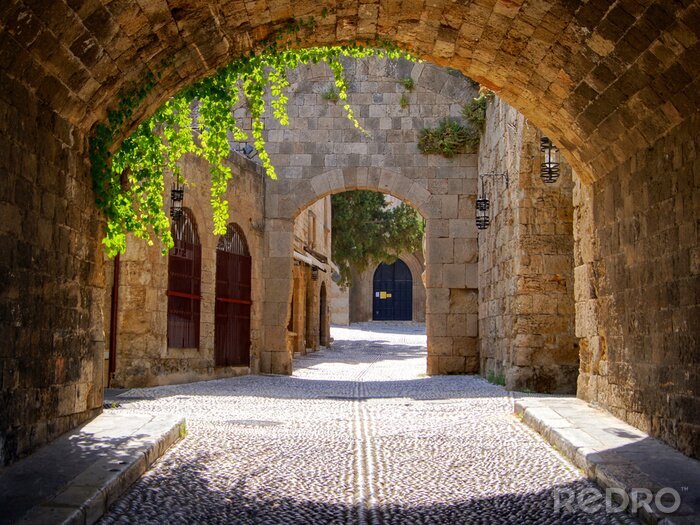 Bild Innenhof in der Mittelmeerstadt